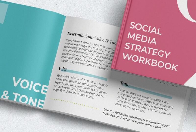 Planning a social media content strategy with a clear brand voice for better engagement and consistency