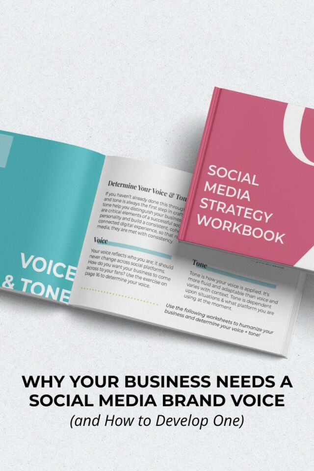 Planning a social media content strategy with a clear brand voice for better engagement and consistency