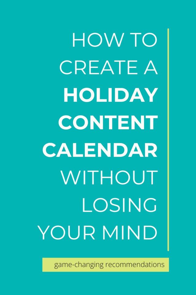 August 28 2025 - How to Create a Holiday Content Calendar without Losing Your Mind